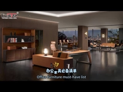 Современный стол l стиля формирует роскошный исполнительный стол для офисной мебели