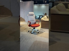 Современный вращающийся офисный стул, регулируемый с помощью сиденья из губчатой пены