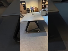 Стол переговоров прямоугольника деревянный вращаясь для офиса зала заседаний правления