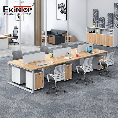 Индивидуальная рабочая станция в офисе на индивидуальном металле 6 -местная рабочая станция кабины для офиса