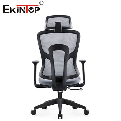 Серый эргономический стул сетки офиса с Backrest для комфорта и поддержки