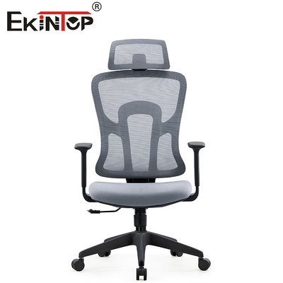 Серый эргономический стул сетки офиса с Backrest для комфорта и поддержки