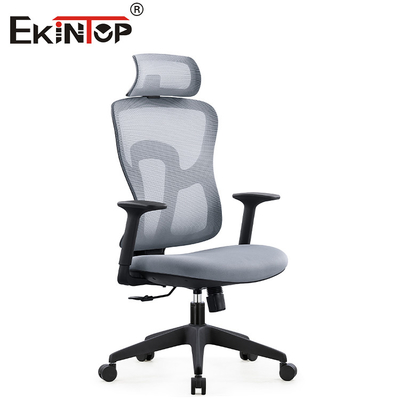 Серый эргономический стул сетки офиса с Backrest для комфорта и поддержки