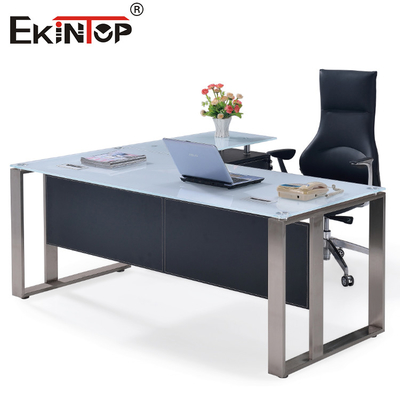 SGS Executive Glass Office Desk Corner Table Мебель для дома