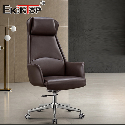 Modern Style High-Back Leather Office Chair Design Ergonomic Drafting Chair (Современный стиль высокоподвижный кожаный офисный стул)